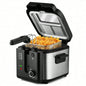Deep Fryer With Basket, 1500W Electric For Home Use With Temperature Control, Removable Lid And 2.5L Non-Stick Inner Pot Easy To Clean 304 Stainless Steel