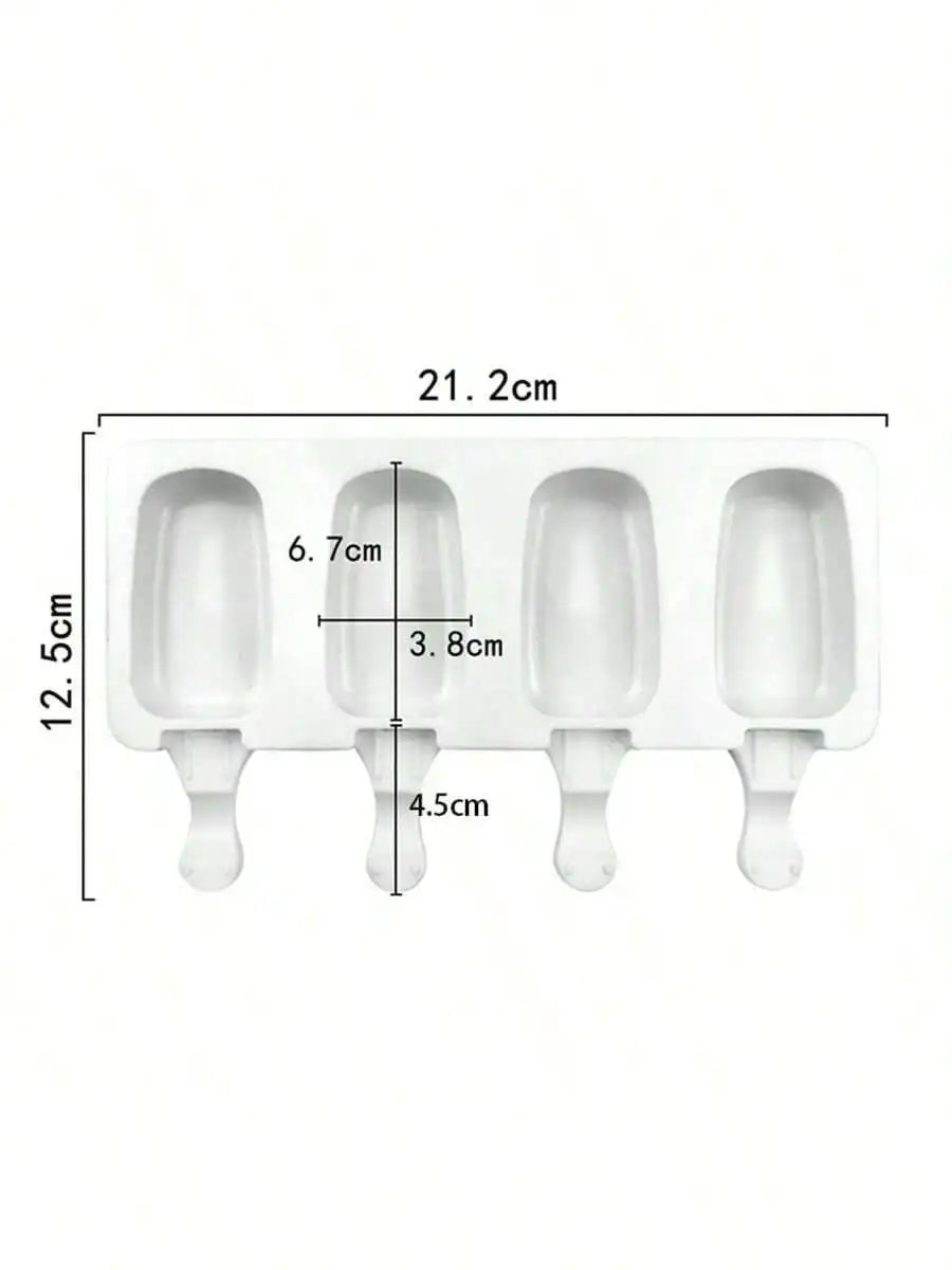 Craft Your Own Cool Treats: Premium Reusable Silicone Ice Cream & Popsicle Molds