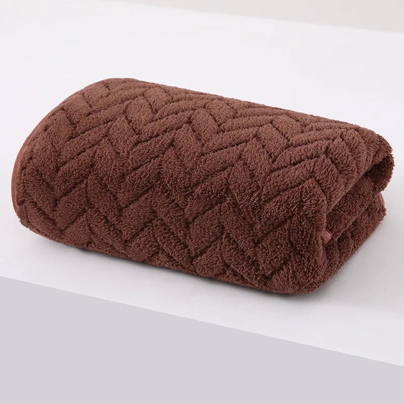 High Quality Thick Coral Velvet Bath Towels, Soft and Absorbent, Sports Beach Towels