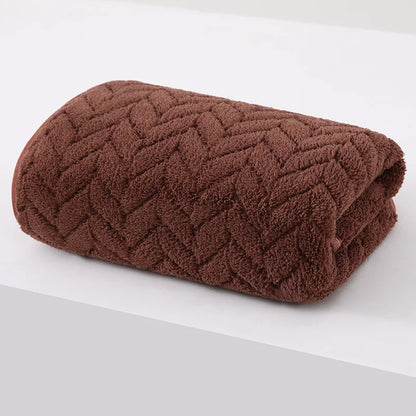 High Quality Thick Coral Velvet Bath Towels, Soft and Absorbent, Sports Beach Towels