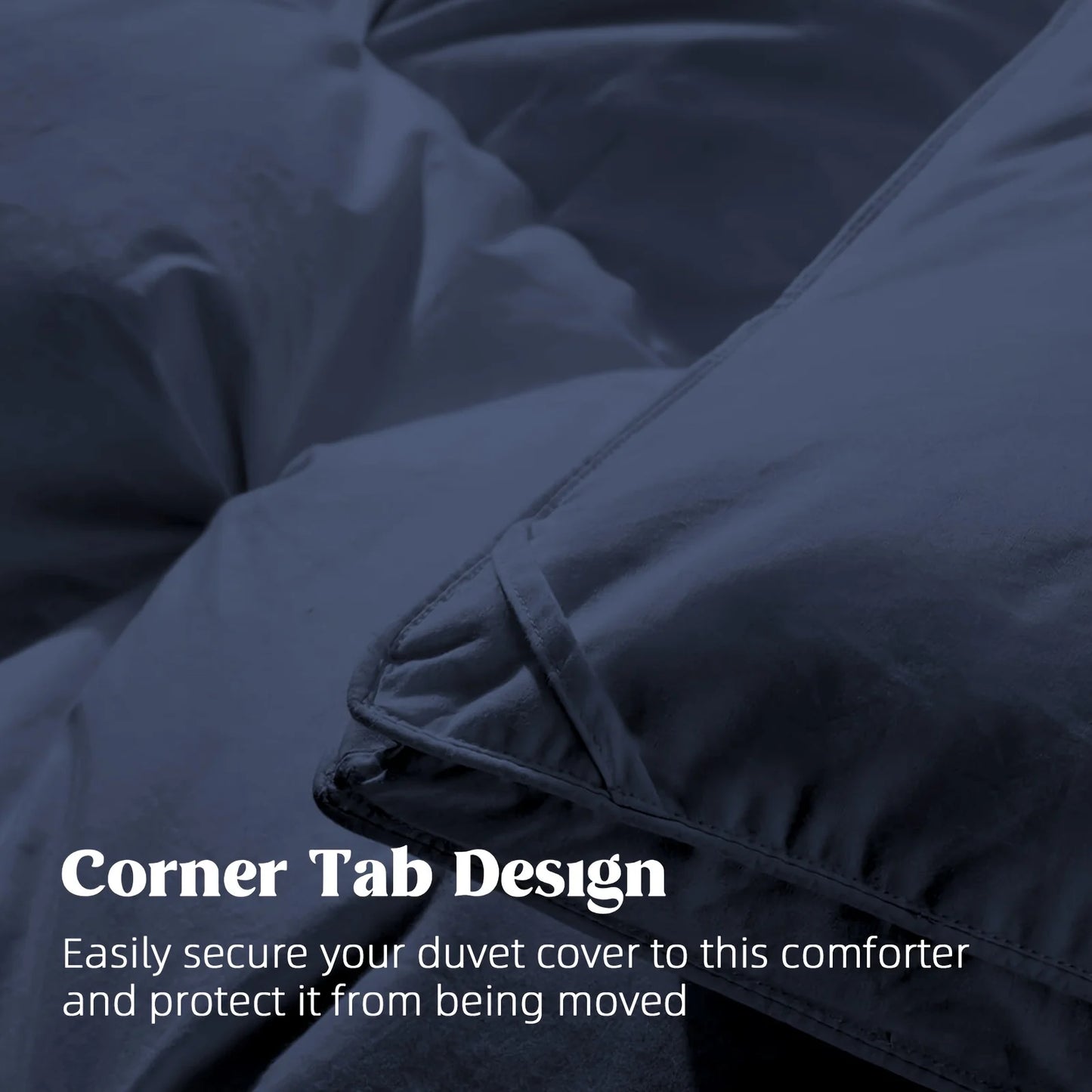 Luxurious All-Season Goose Down Feather Comforter, Duvet Insert