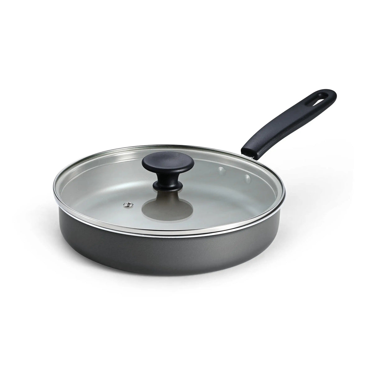 18-Piece Nonstick Cookware Set, Asphalt