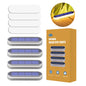 5 Years Lifespan 4 Pack Solar Deck Lights, IP68 Waterproof Auto On/Off
