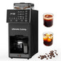 Programmable Automatic Coffee Maker with Grinder for Hot and Cold Brew , 22 oz Glass Carafe with Timer and Removable Filter