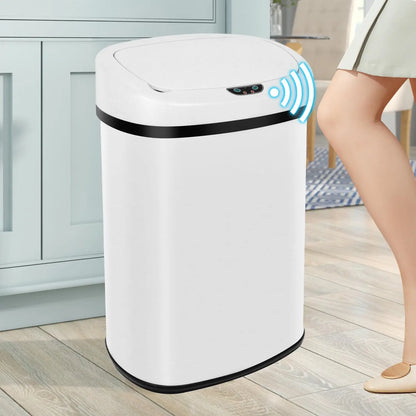 13-Gallon Kitchen Trash Can, Tall AutomaticTouchfree Motion Sensor