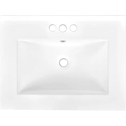 24" Bathroom Vanity with Sink, 2-Door Cabinet, Undermount Sink