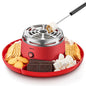 S'mores Maker Indoor, Flameless Electric Marshmallow Roaster with 4 Detachable Trays & 6 Roasting Forks