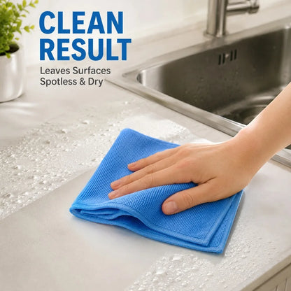 Microfiber Cleaning Cloths, Absorbent, Reusable