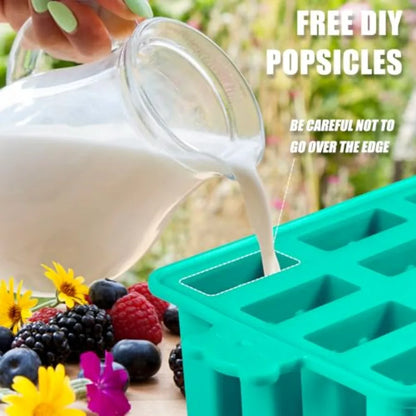 Popsicles Molds, Bpa-free Food Grade Maker With 50 Popsicle Sticks 50 Popsicle Bags