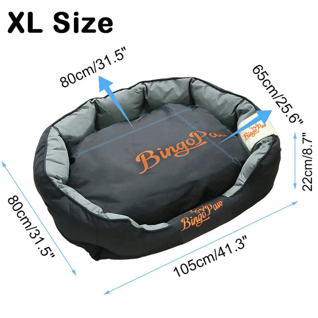 XXL XL Large Orthopedic Sofa Dog Bed, Waterproof, Washable Removable Cushion