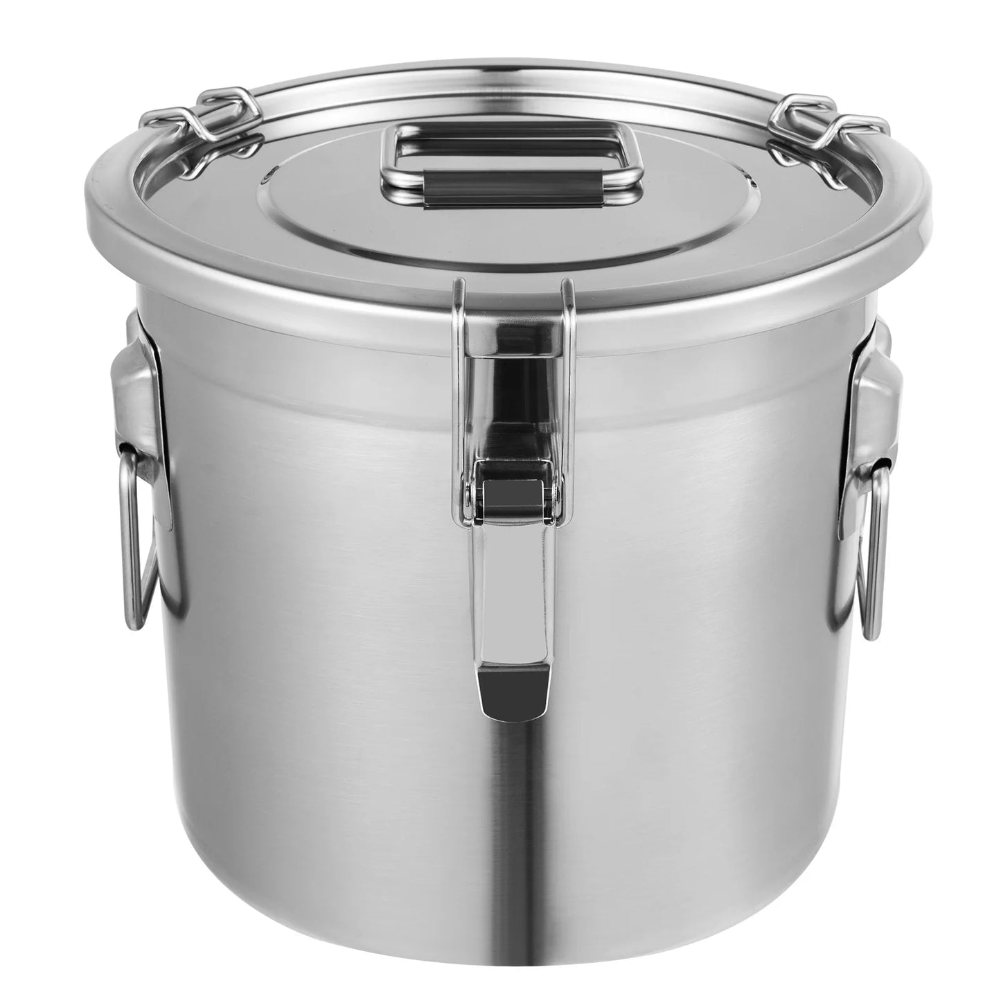 12L 304 Stainless Steel Kitchen Container for Rice, Oil, Airtight Durable, Corrosion Resistant