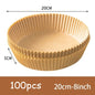 50Pcs Air Fryer Disposable Paper Non-Stick Airfryer Baking Papers