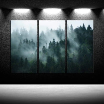 Photographic Dark Tree Misty Landscape Art