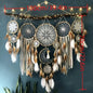 5-piece large Dream Catcher Set, handcrafted, Bohemian wall decoration