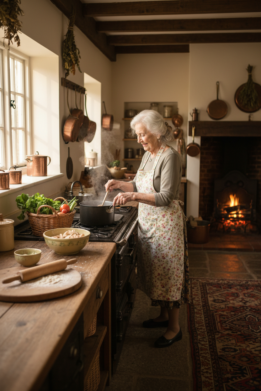Cozy Kitchen with Granny