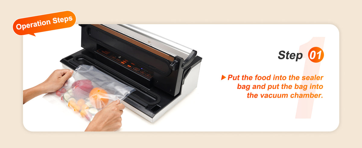 Commercial Vacuum Sealer Machine, Multifunction Automatic Food Packaging with Bag Roll Storage, Cutter for Home Kitchen